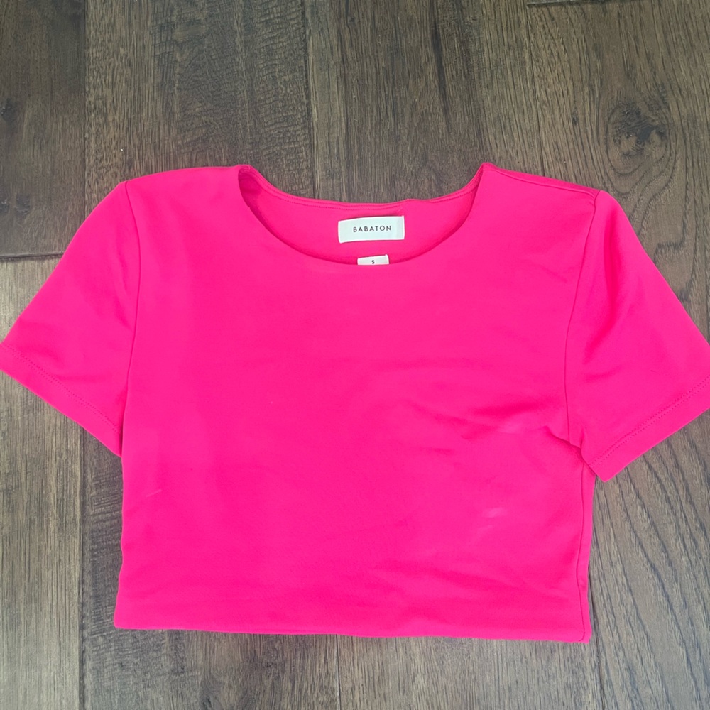 Aritzia Babaton contor crop top